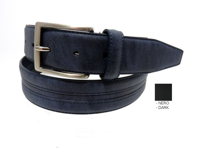 Casorino Belt for Man - Black - 35mm